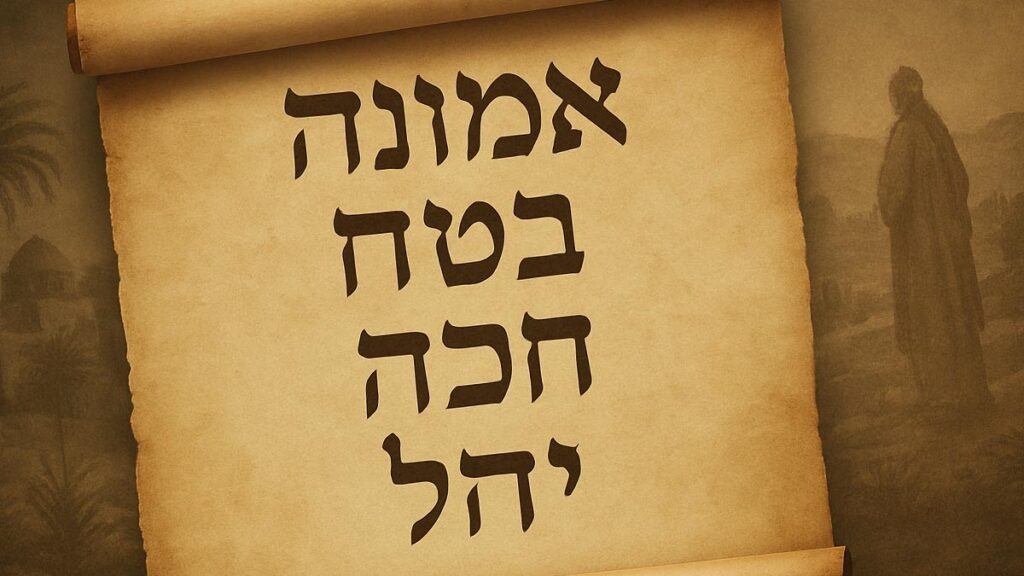 Hebrew Words for Faith: What the Old Testament Really Teaches